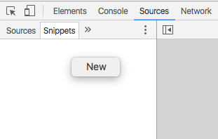 Add New Snippet in Dev Tools